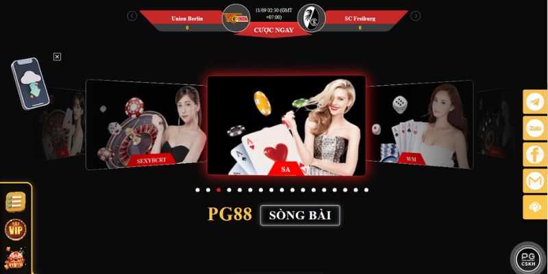 Trải nghiệm casino thực thụ ngay tại nhà với PG88